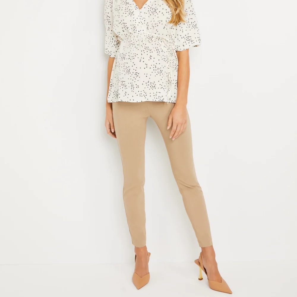 Motherhood maternity skinny ankle pants